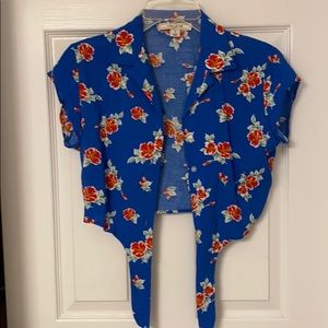 Floral crop top